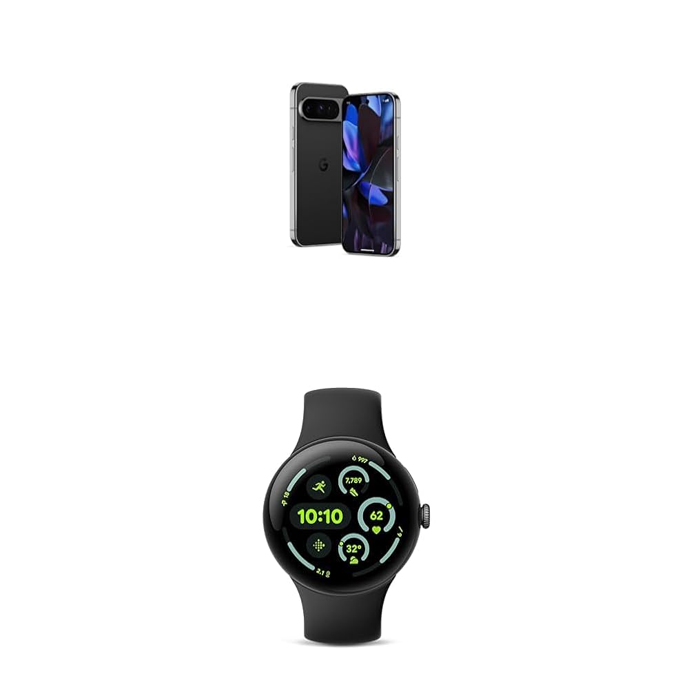 Google Pixel 9 Pro - 128 GB - Obsidian with Pixel Watch 3